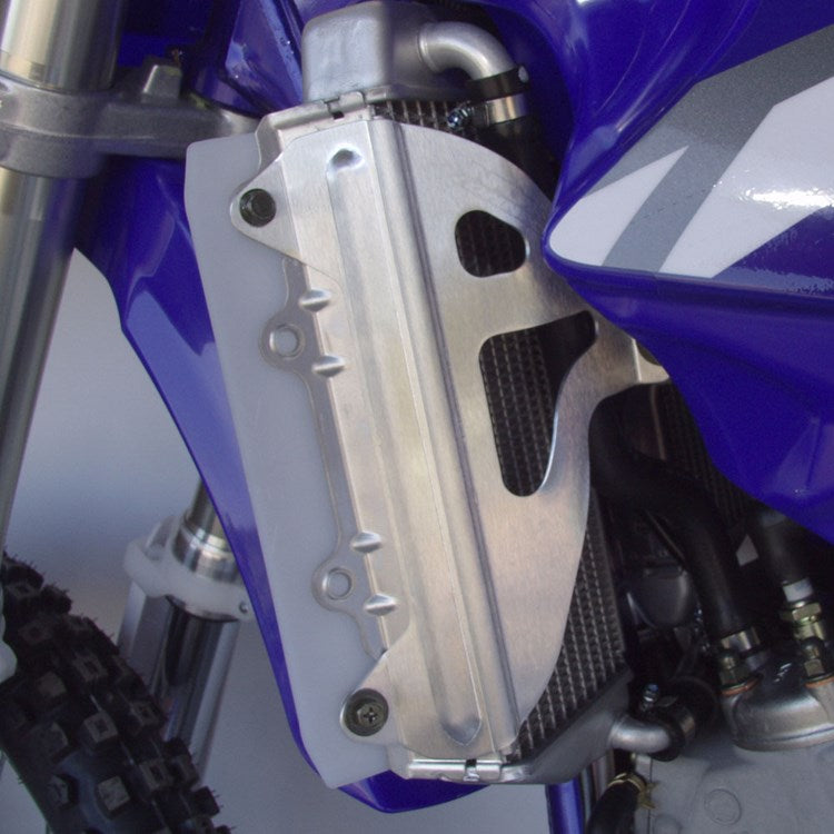 Works Connection Radiator Braces YAMAHA YZ125 02-24, YZ125X 20-24 Silver