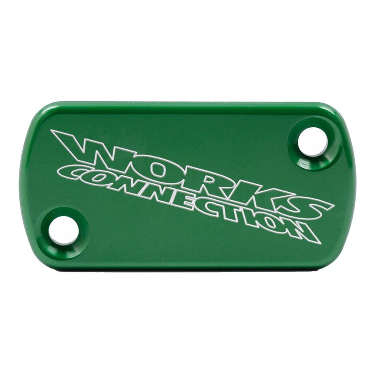 Works Connection Front Brake Master Cylinder Cover KAWASAKI KX250F 21-25, KX250XC 20-25, KX450F 19-23, KX450XC 20-23 Green