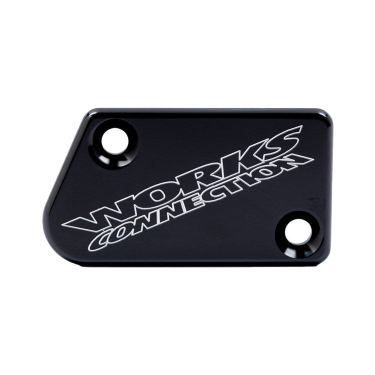 Works Connection Front Brake Master Cylinder Cover YAMAHA YZ125/250 08-25, YZ250F 07-25, YZ450F 08-25, YZ125X 20-25, YZ250X 16-25, YZ250/450FX 15-25, WR250/450F 17-25 Black