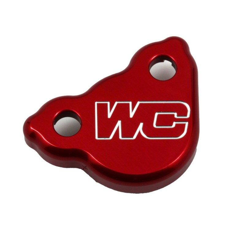 Works Connection Rear Brake Master Cylinder Cover HONDA CR125-250 02-07, CRF250R/X/RX 04-25, CRF450R/X/RX 02-25 Red