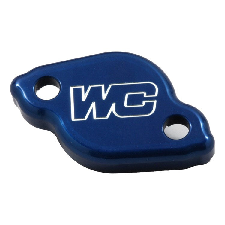 Works Connection Rear Brake Master Cylinder Cover YAM/FAN/BET/TM/GAS/KAW YZ/YZF/WRF 03-25, RR10-25, EN/MX 05-25, EC/XC 18-20, KX250F/XC 2025, KX450F/XC 24-25 Blue