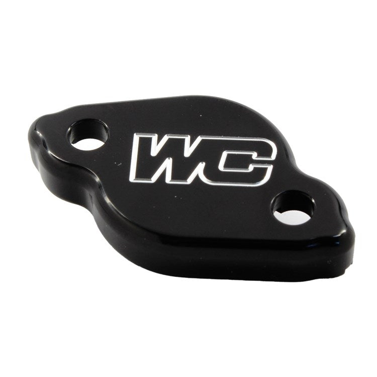 Works Connection Rear Brake Master Cylinder Cover YAM/FAN/BET/TM/GAS/KAW YZ/YZF/WRF 03-25, RR10-25, EN/MX 05-25, EC/XC 18-20, KX250F/XC 2025, KX450F/XC 24-25 Black
