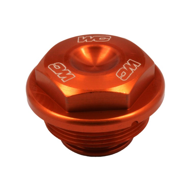 Works Connection Rear Brake Master Cylinder Cover KTM/HQV/GAS/HUS/SHE/TRI 125-525 04-25 (BREMBO) Orange