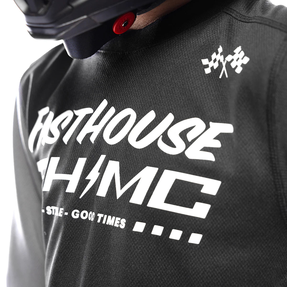 Fasthouse Youth Carbon Method MX Kit Combo Black/Grey