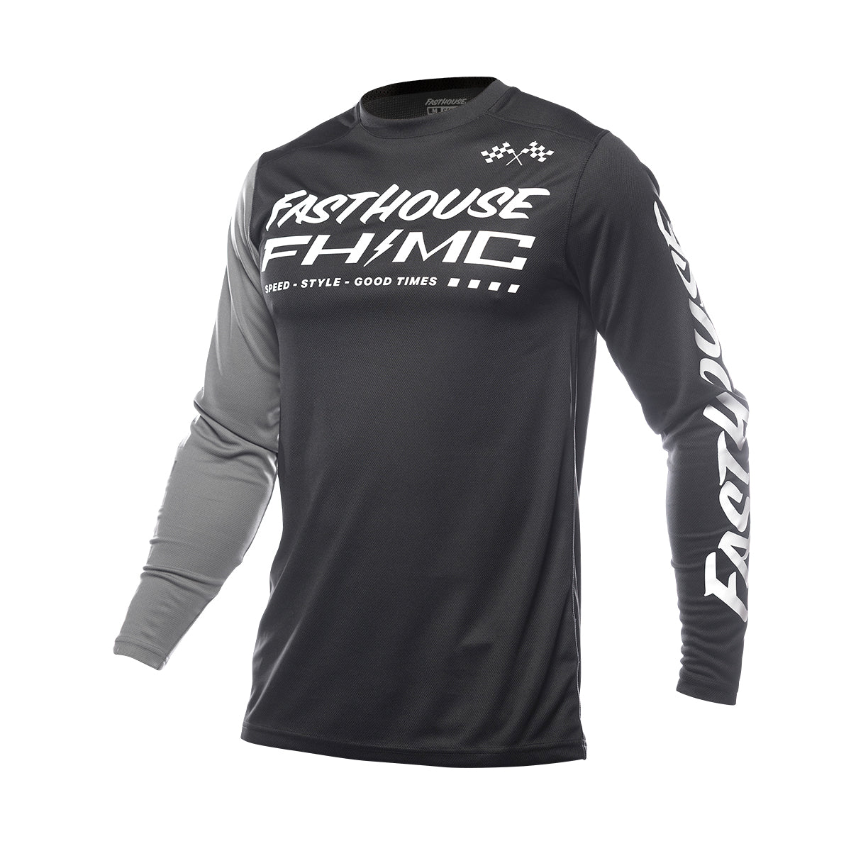 Fasthouse Carbon Method Youth MX Jersey - Black/Gray