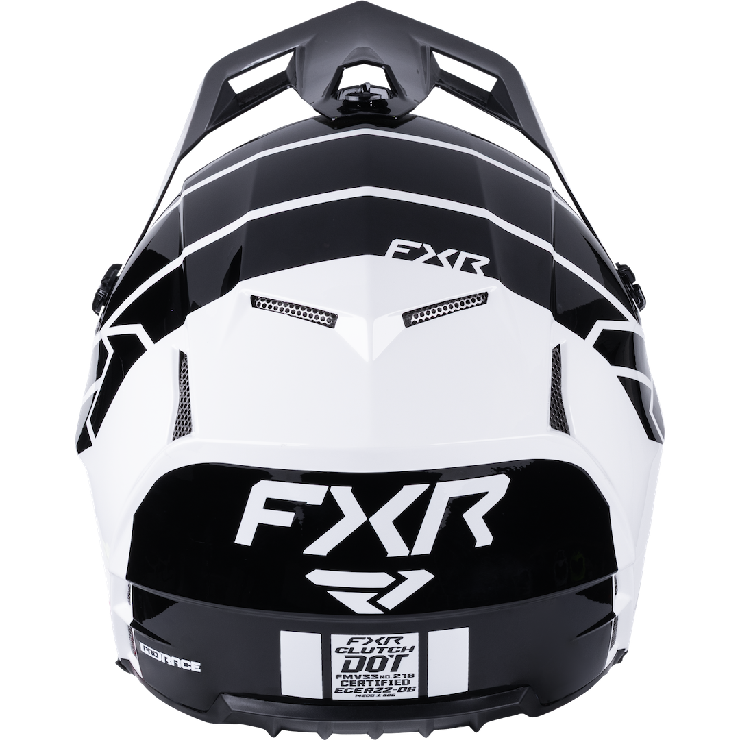 FXR YOUTH Clutch MX Helmet 2026 White/Black