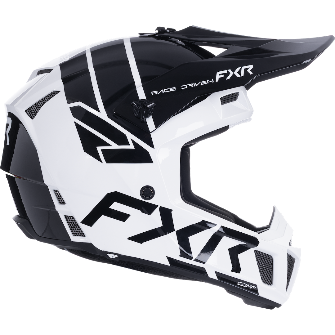 FXR YOUTH Clutch MX Helmet 2026 White/Black