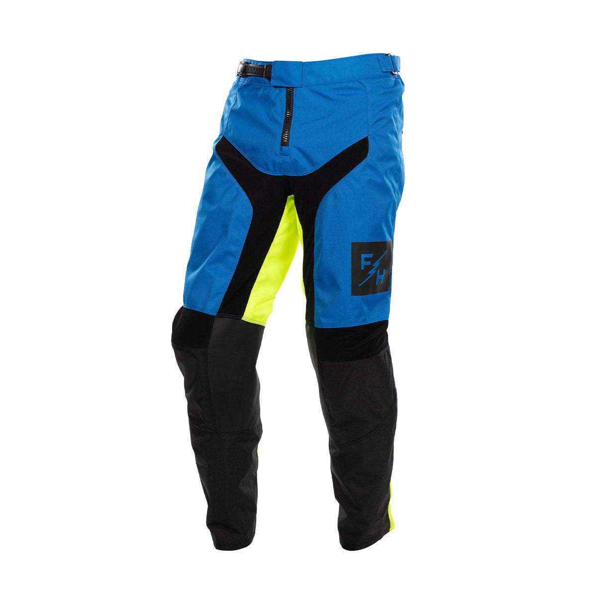 Fasthouse Carbon Echo Youth MX Pant - Electric Blue/High Viz