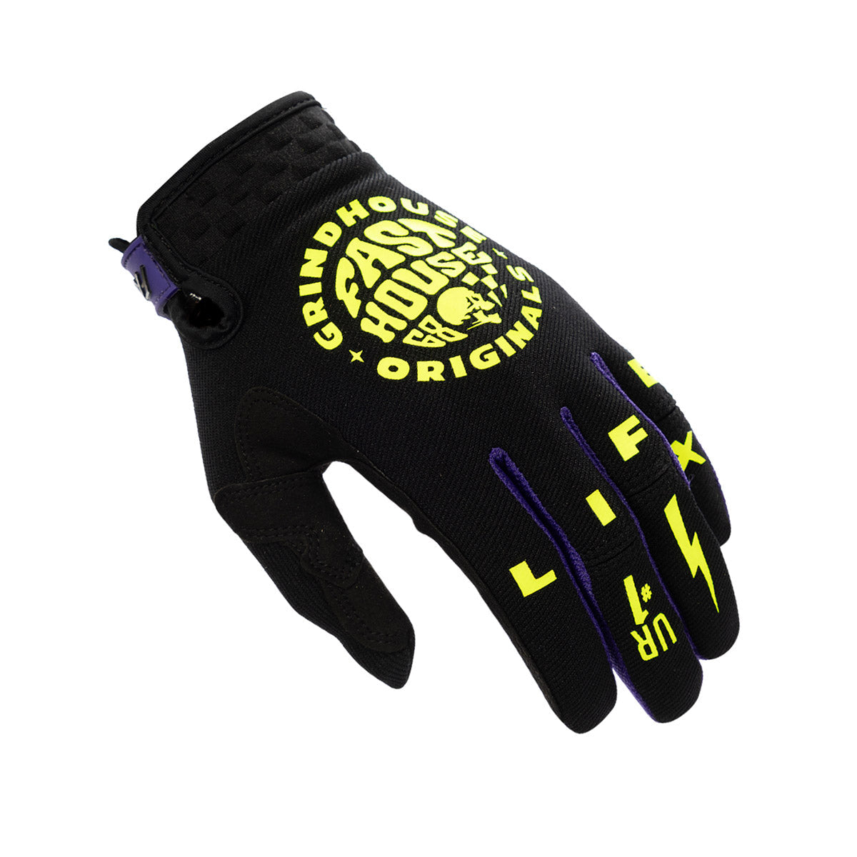 Fasthouse Speed Style Atomic Youth MX Glove -  High Viz/Black