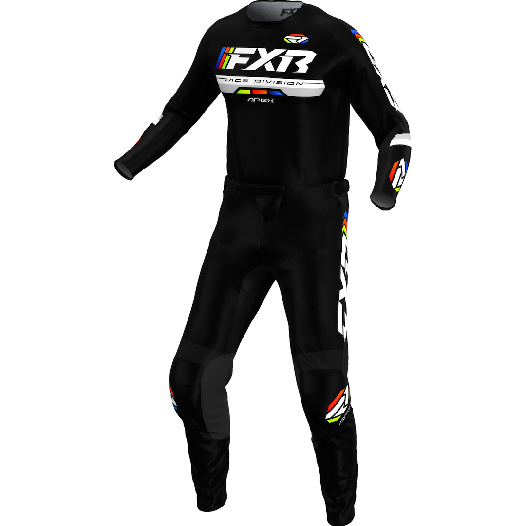 FXR YOUTH Apex 2026 MX Kit Combo Black