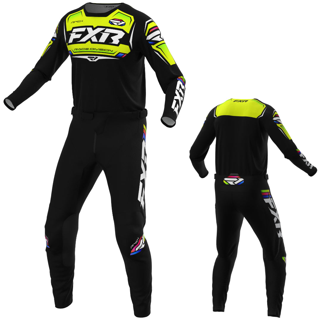FXR Apex 2027 MX Kit Combo HiVis/Black