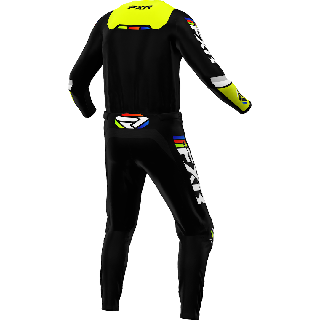 FXR YOUTH Apex 2026 MX Kit Combo HiVis