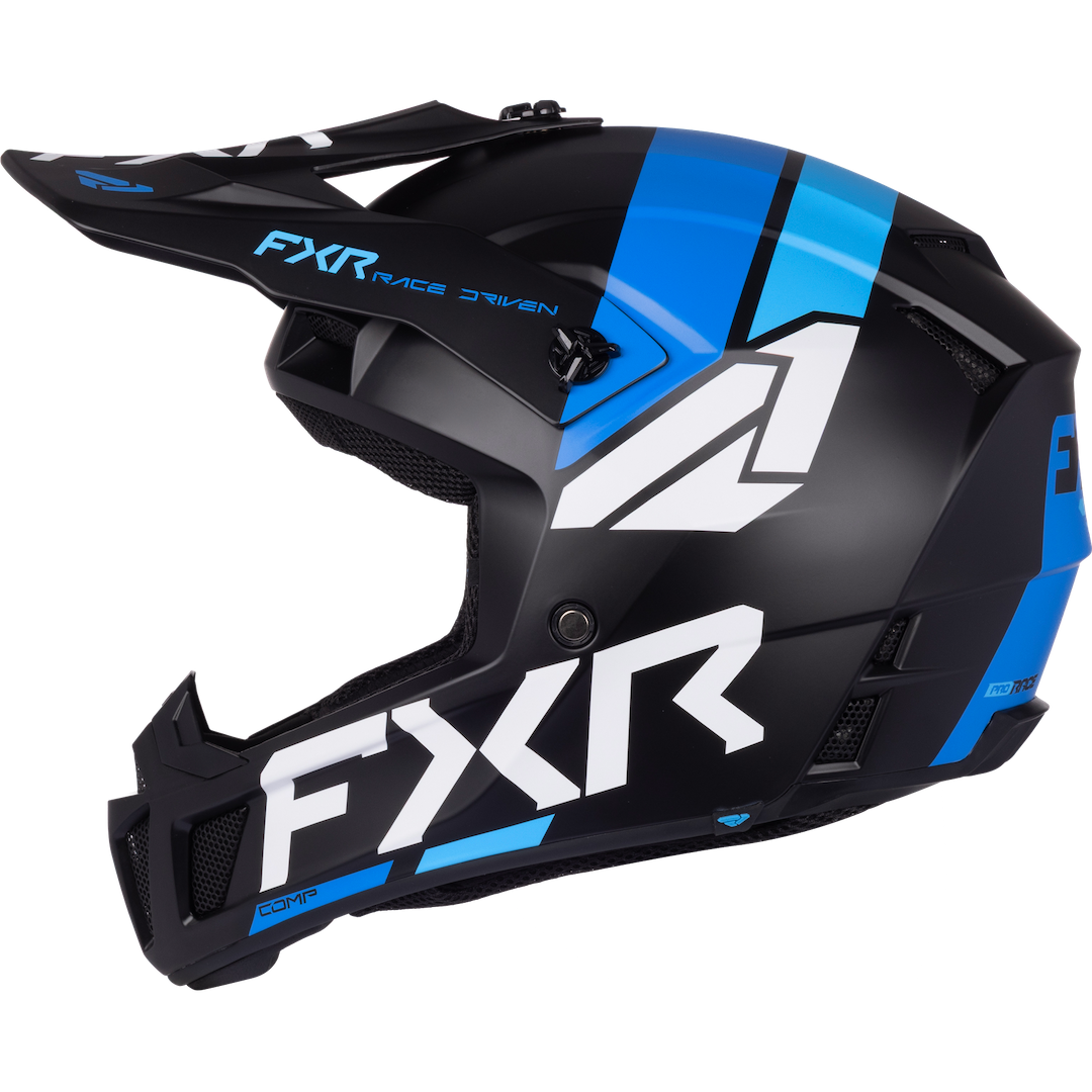FXR YOUTH Clutch ECE 22.06 MX Helmet 2027 Blue/Cyan