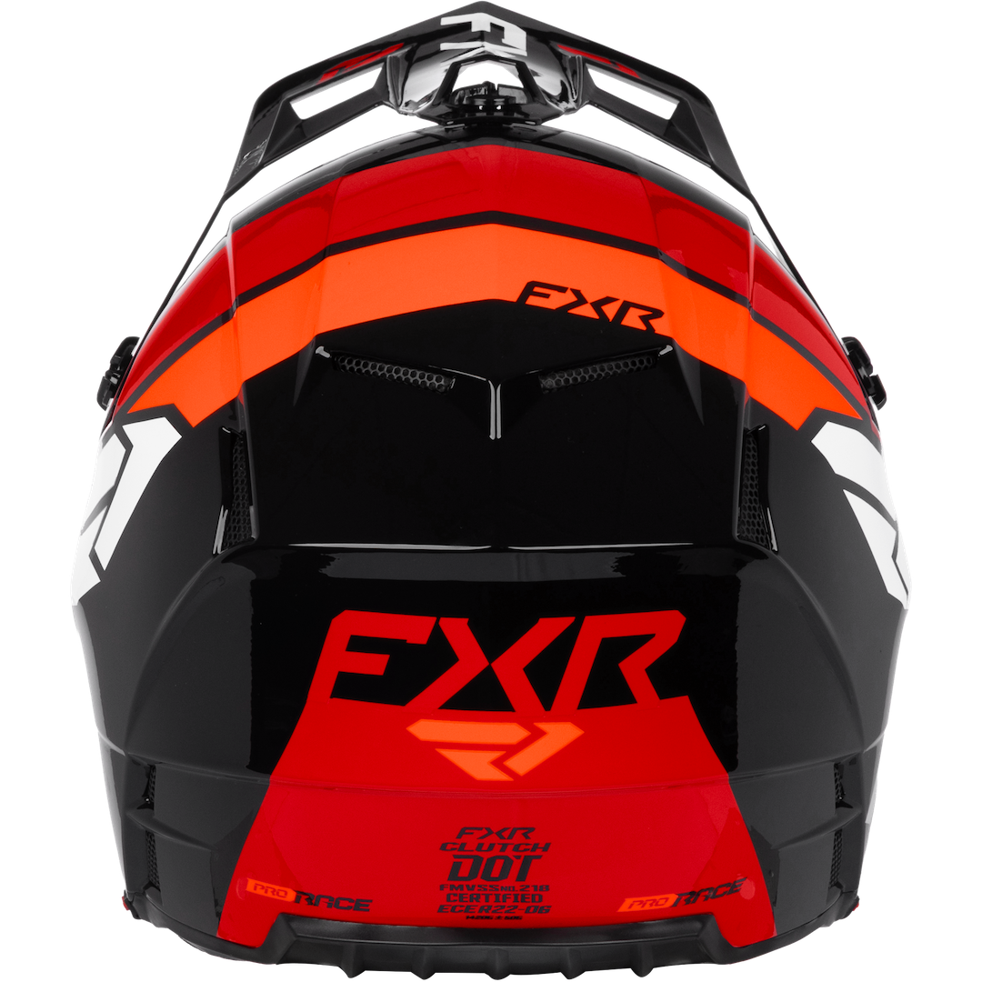 FXR YOUTH Clutch ECE 22.06 MX Helmet 2027 Red/Orange
