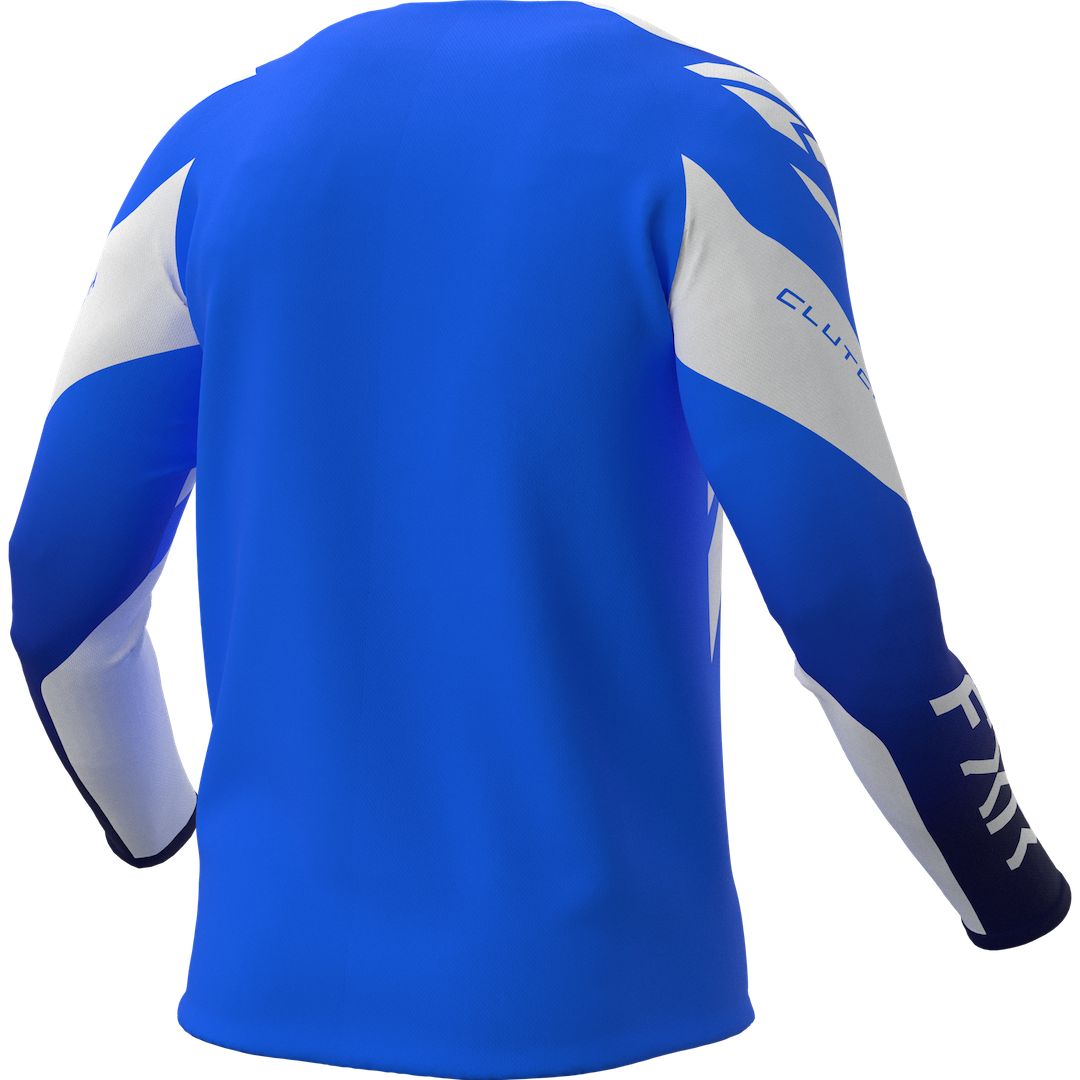 FXR YOUTH Clutch MX Jersey 2027 Blue/Navy/White