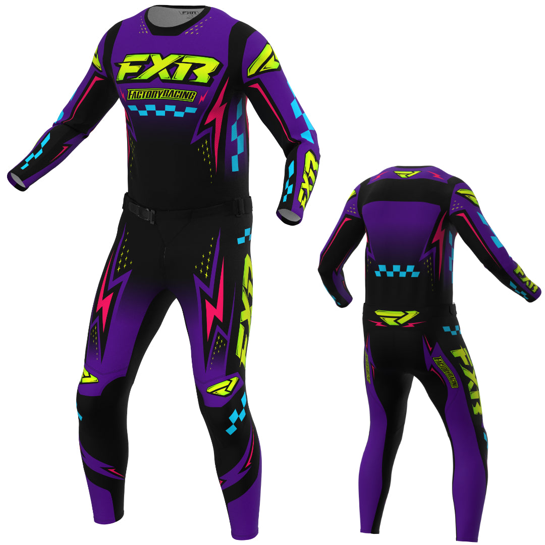 FXR YOUTH Podium 2027 MX Kit Combo Thunderbird