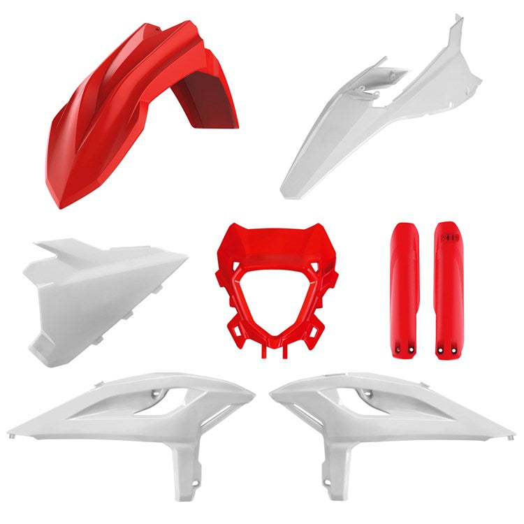 Polisport Plastic Kit BETA 125-480RR/X-PRO 25-26 OEM Inc Fork Guards