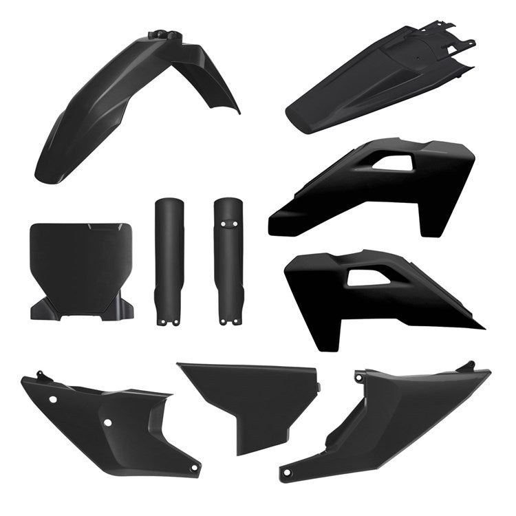 Polisport Plastic Kit HUSQVARNA TC/FC 25-26 Inc Fork Guards Black