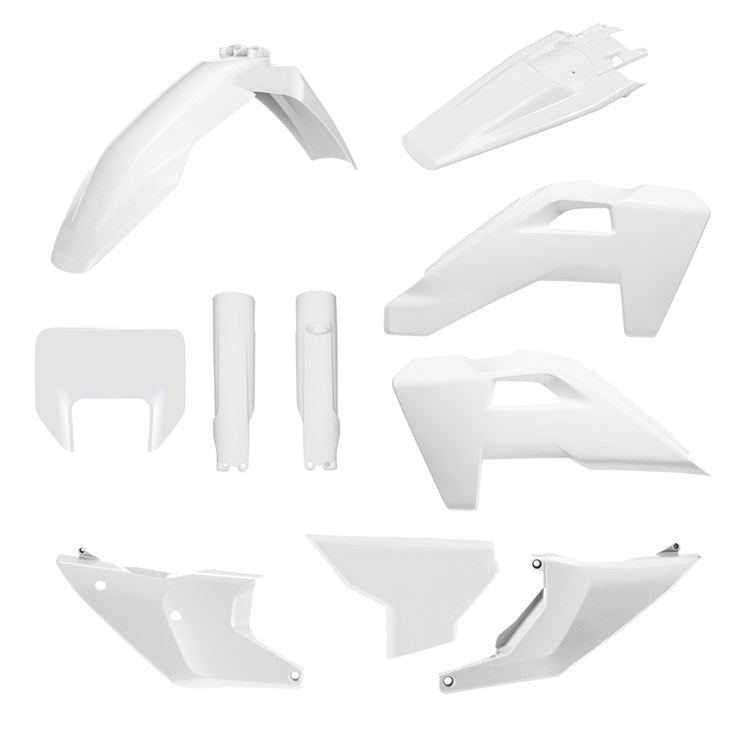 Polisport Plastic Kit HUSQVARNA TE/FE 2026 Inc Fork Guards White