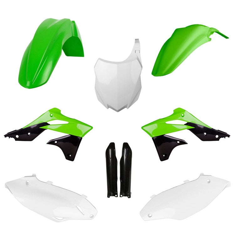 Polisport Plastic Kit KAWASAKI KX250F 13-16 OEM 2016 Including Fork Guards