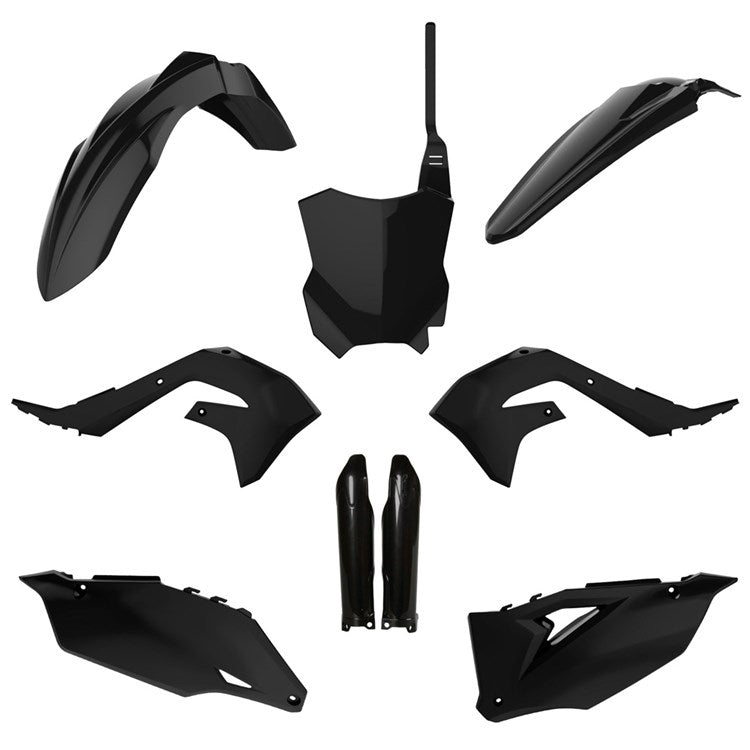 Polisport Plastic Kit KAWASAKI KX250F 21-24, KX450F 19-23 Black