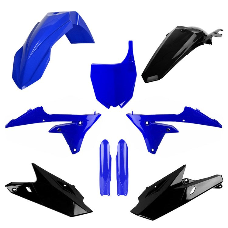 Polisport Plastic Kit YAMAHA YZ250F 14-18, YZ450F 14-17 Blue/Black Including Fork Guards