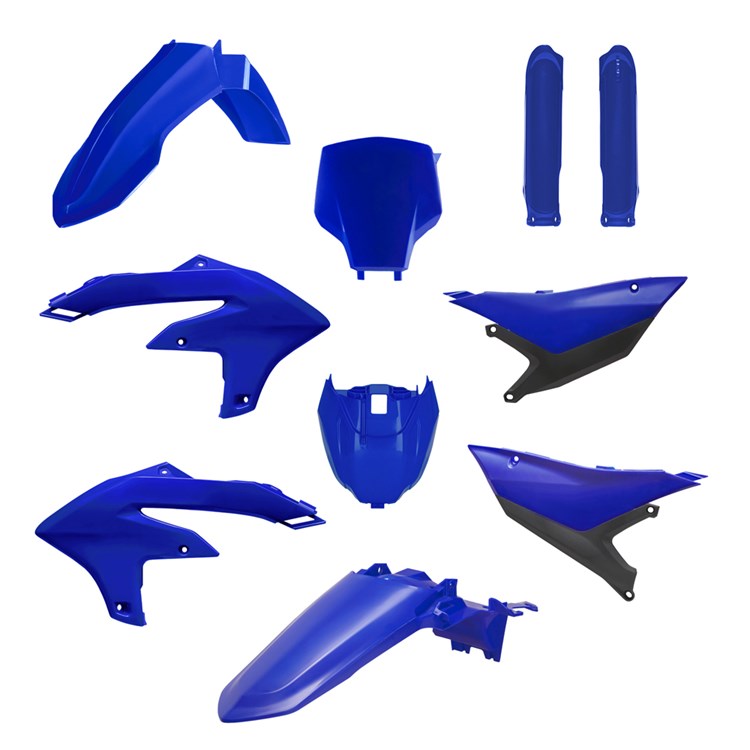 Polisport Plastic Kit YAMAHA YZ450F 2026 Inc Fork Guards Blue OEM