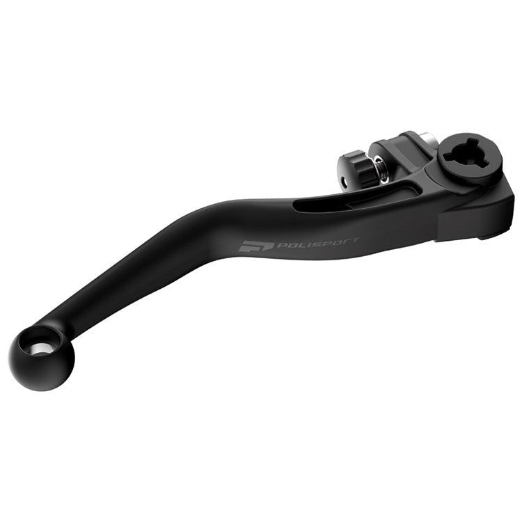 Polisport APT Brake Lever GAS/HQV MC/MC-F/EX/EX-F 24-26, EC/EC-F250-500 21-26, TE/FE150-501 22-24 (BRAKTEC) Black
