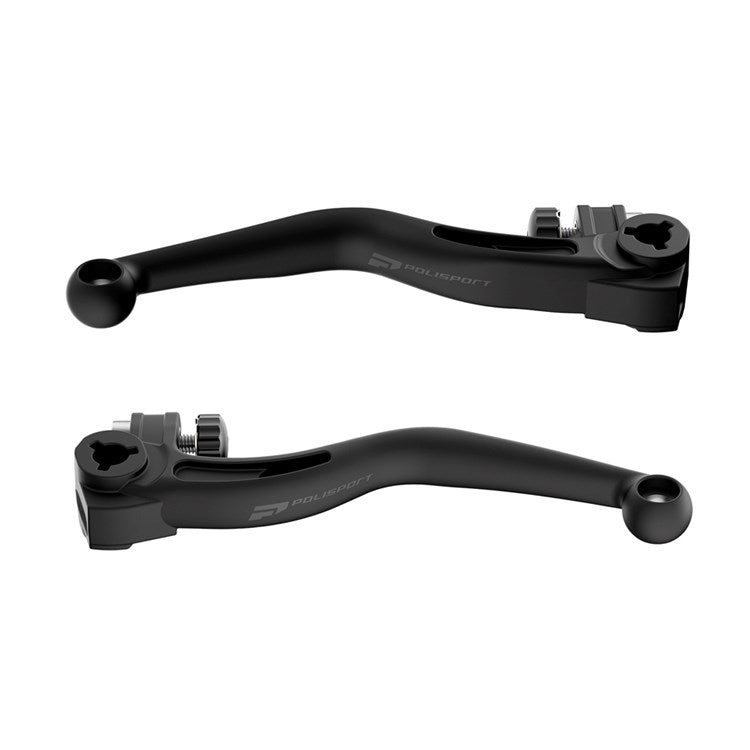 Polisport APT Lever Kit GAS/HQV MC/MC-F/EX/EX-F 24-26, EC/EC-F250-500 21-26, TE/FE150-501 22-24 (BRAKTEC) Black
