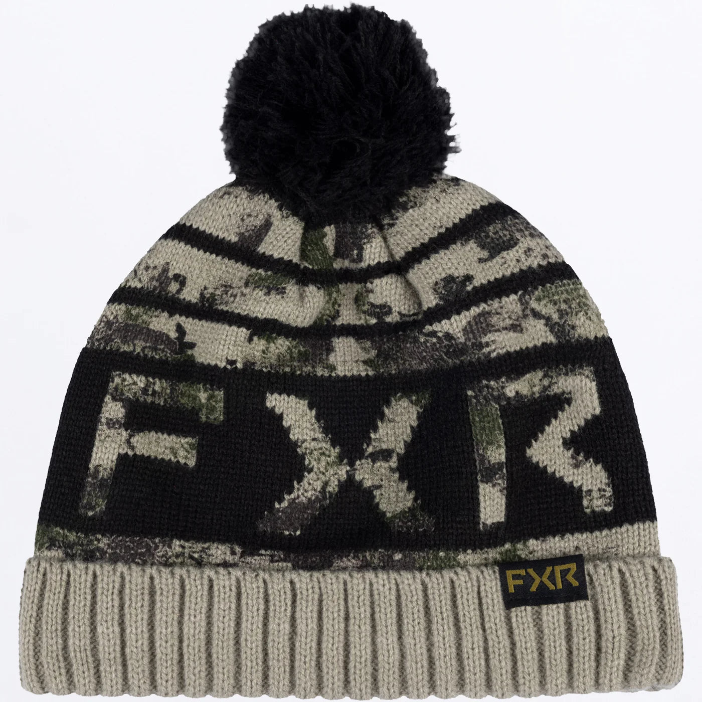 FXR Helium YOUTH Beanie Army Camo/Black