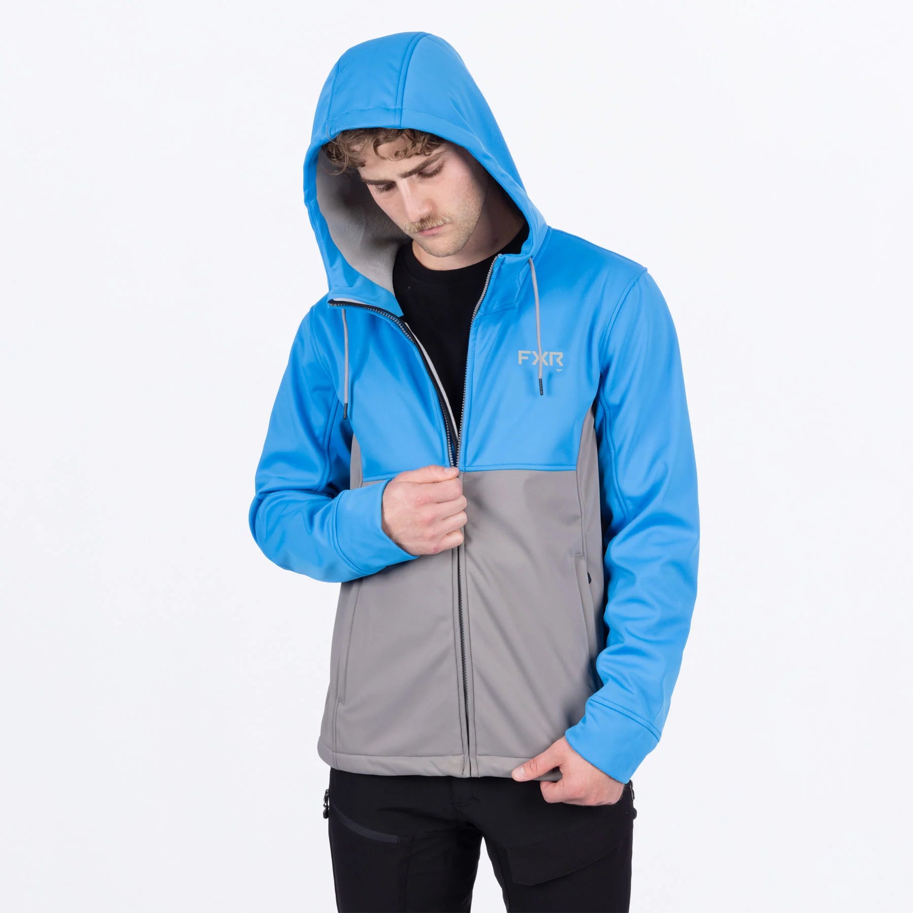 FXR Hydrogen Softshell Jacket MX Blue/Grey