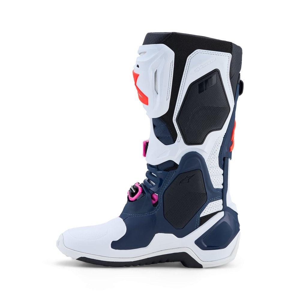 Alpinestars Tech 10 Supervented Motocross Boots Dark Blue/White/Black/Fuxia