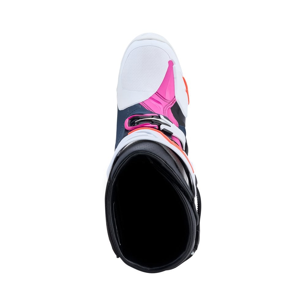 Alpinestars Tech 10 Supervented Motocross Boots Dark Blue/White/Black/Fuxia