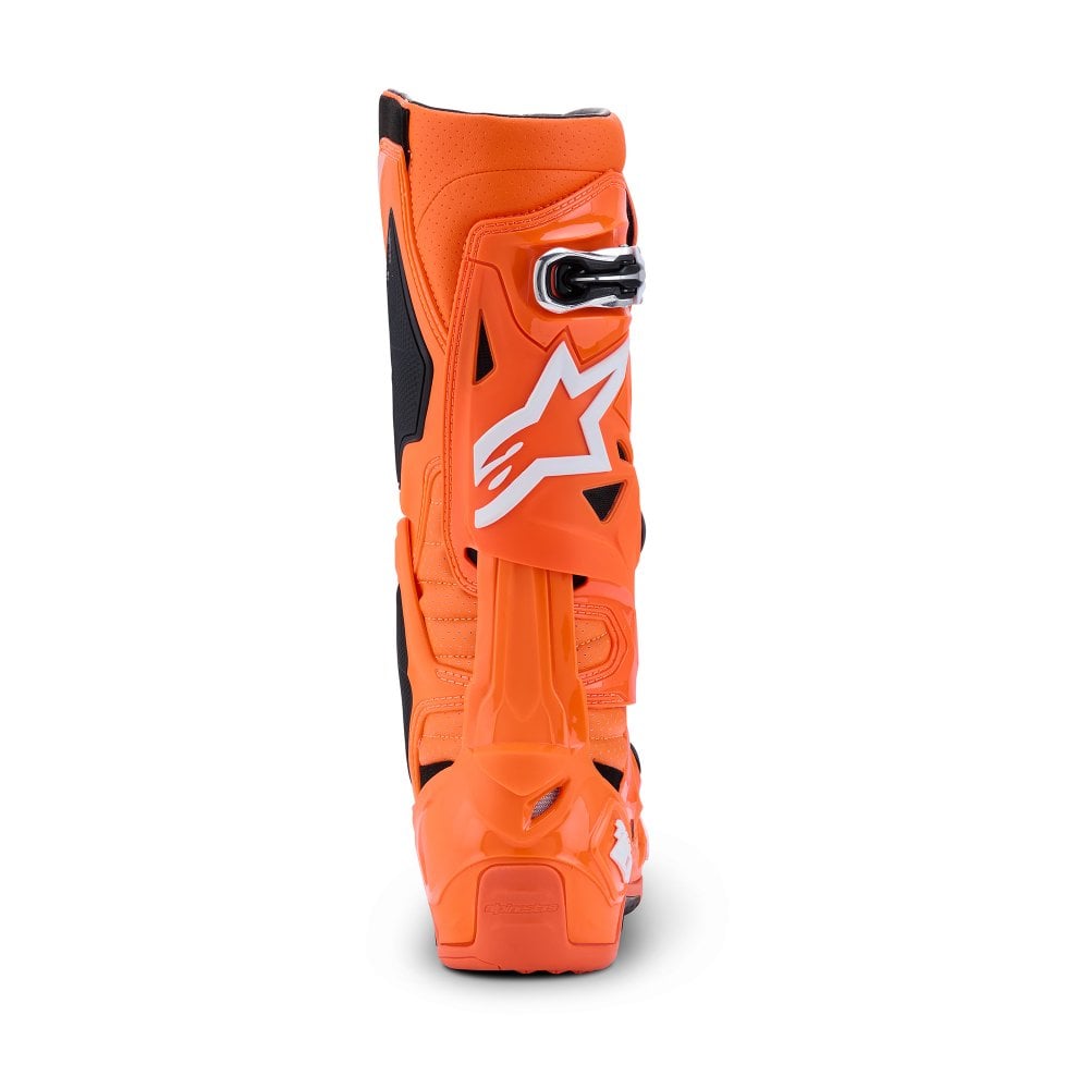 Alpinestars Tech 10 Supervented Motocross Boots Orange Fluo/Black/White