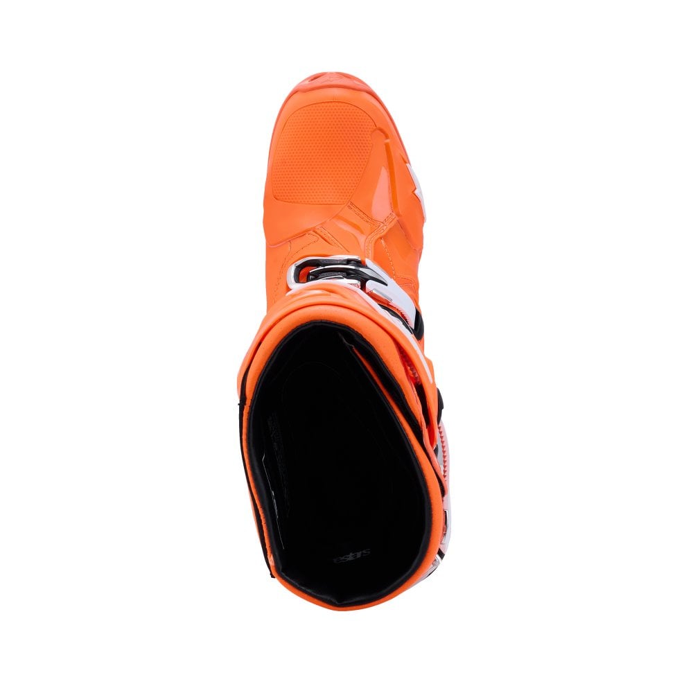 Alpinestars Tech 10 Supervented Motocross Boots Orange Fluo/Black/White