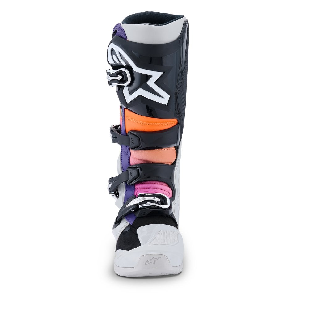 Alpinestars Tech 7 Motocross Boots Black/Light Grey/Orange Fluo/Magenta