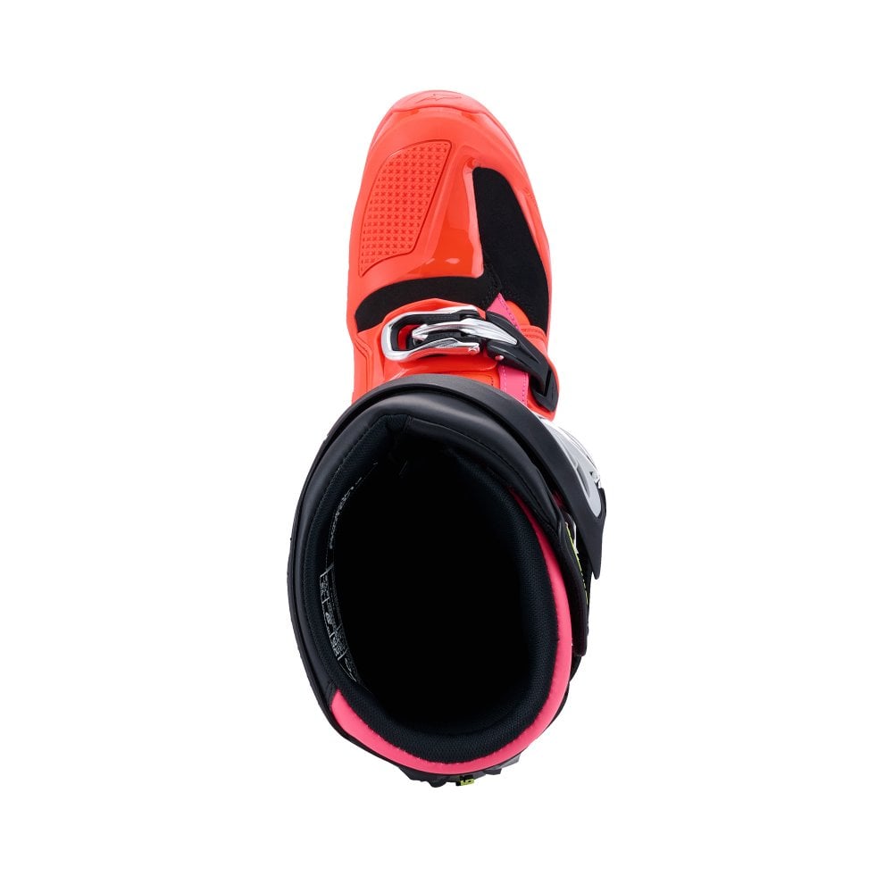 Alpinestars Tech 7 Motocross Boots Black/Red Fluo/Pink Fluo