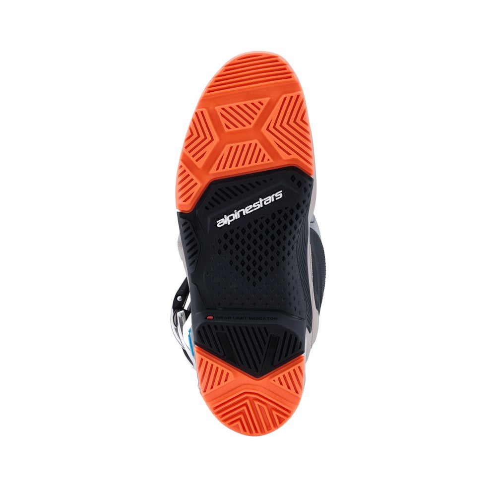 Alpinestars Tech 7 Enduro Boots Black/Warm Grey/Orange Fluo