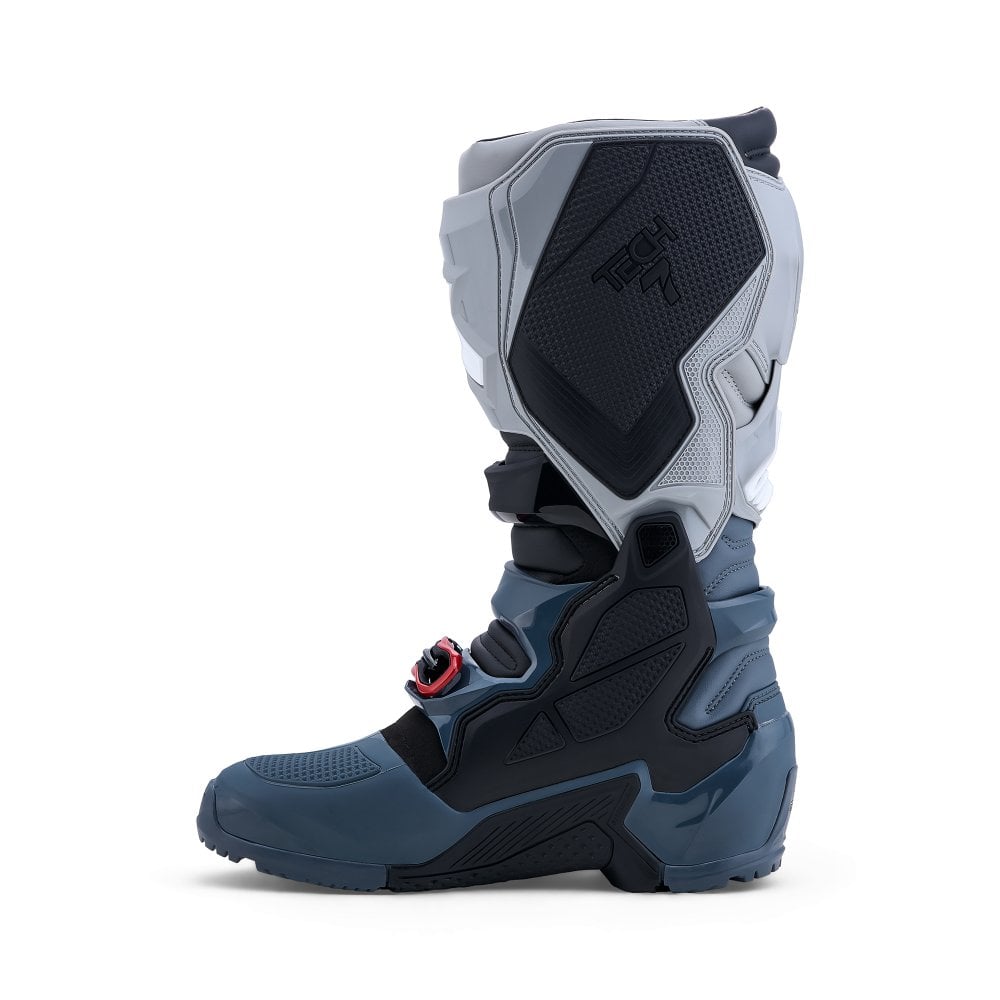 Alpinestars Tech 7 Drystar Enduro Waterproof Boots Grey/Mid Grey/Bright Red