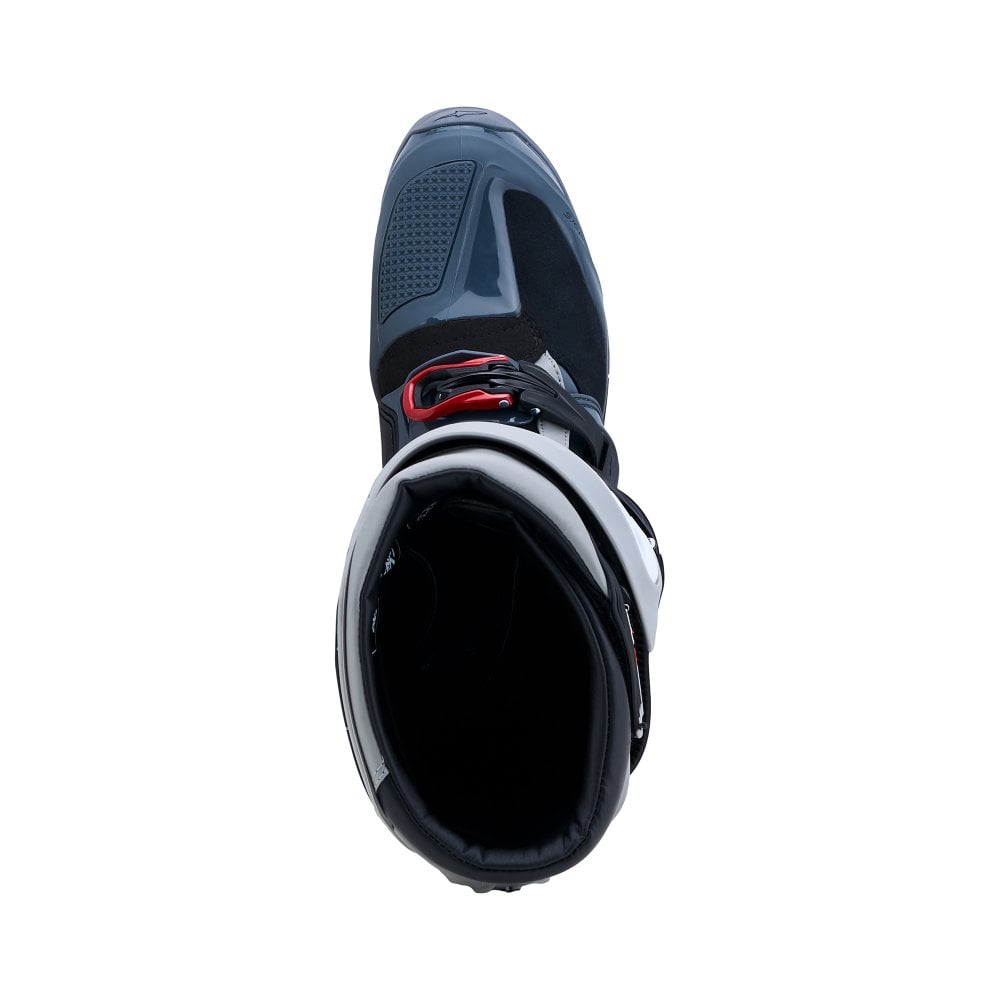 Alpinestars Tech 7 Drystar Enduro Waterproof Boots Grey/Mid Grey/Bright Red
