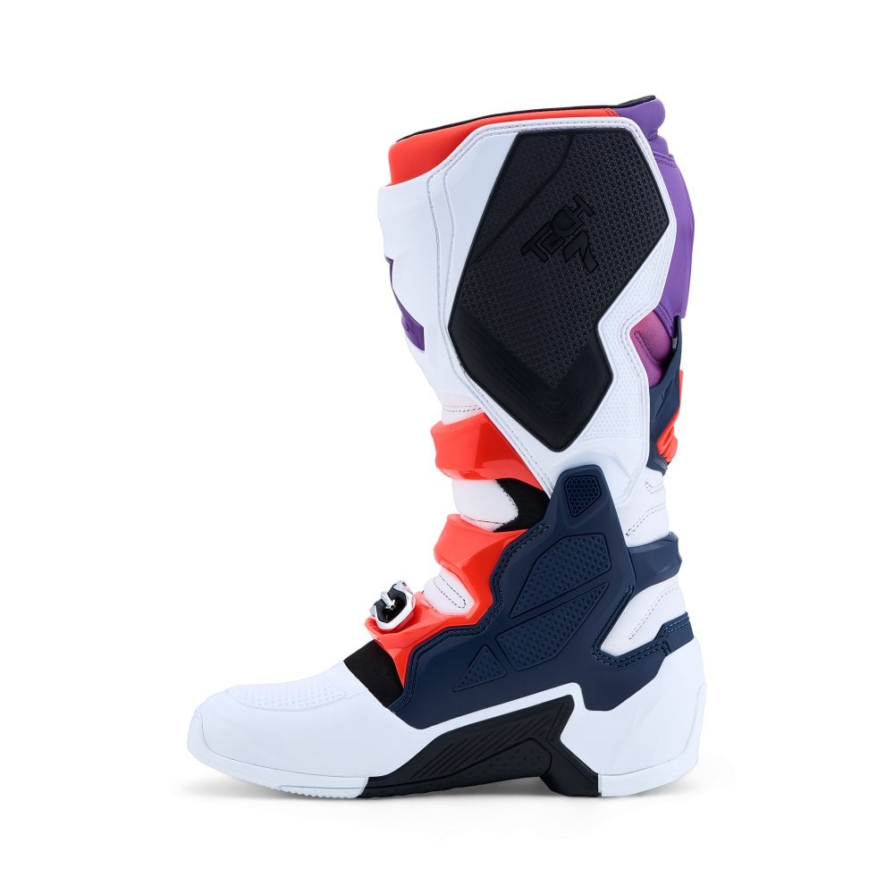 Alpinestars Tech 7 Motocross Boots Purple/White/Dark Blue/Red Fluo