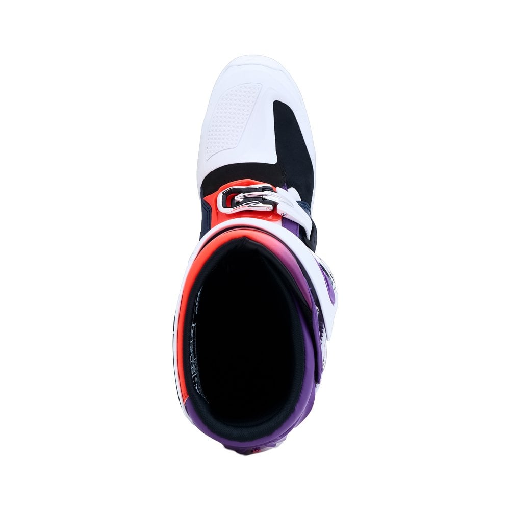 Alpinestars Tech 7 Motocross Boots Purple/White/Dark Blue/Red Fluo