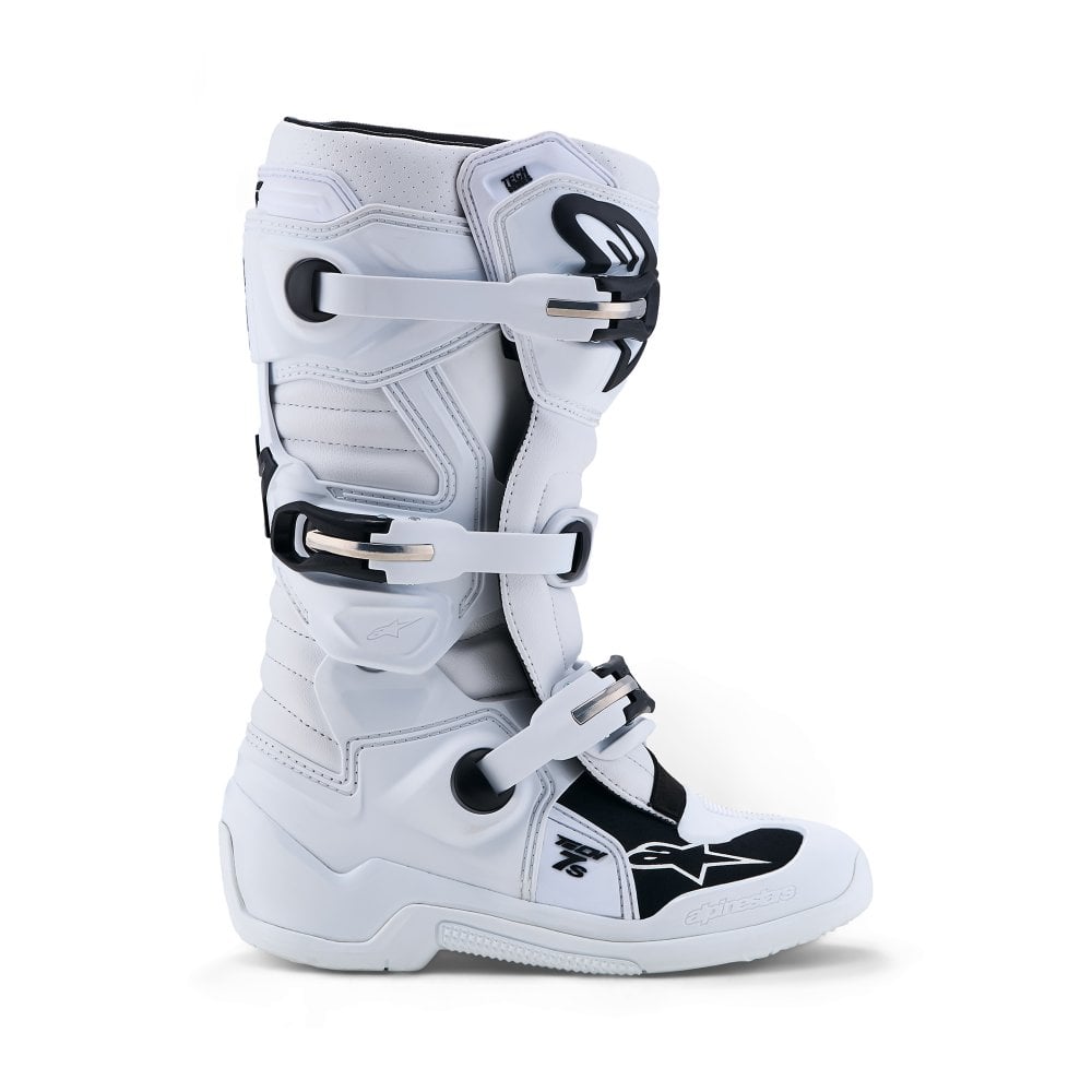 Alpinestars Tech 7s YOUTH Motocross Boots White