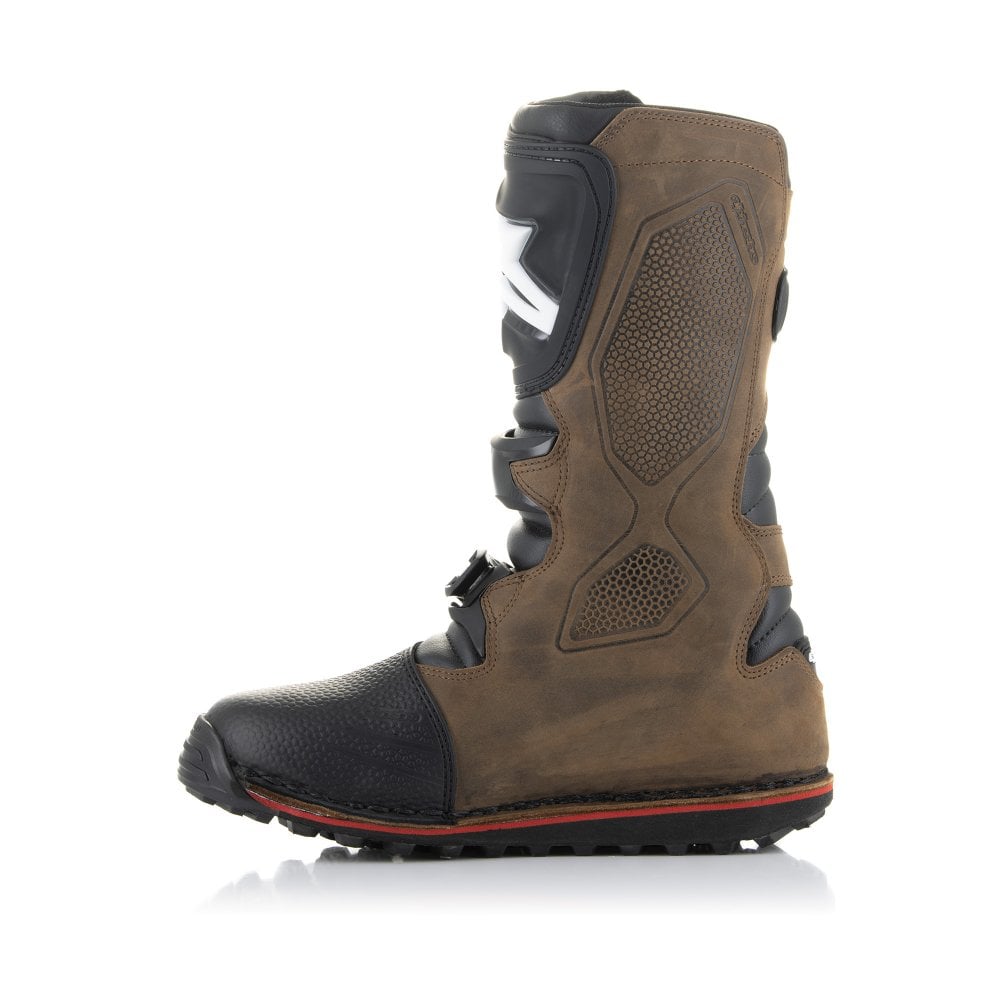 Alpinestars Tech-T Trials Boots Brown Oiled