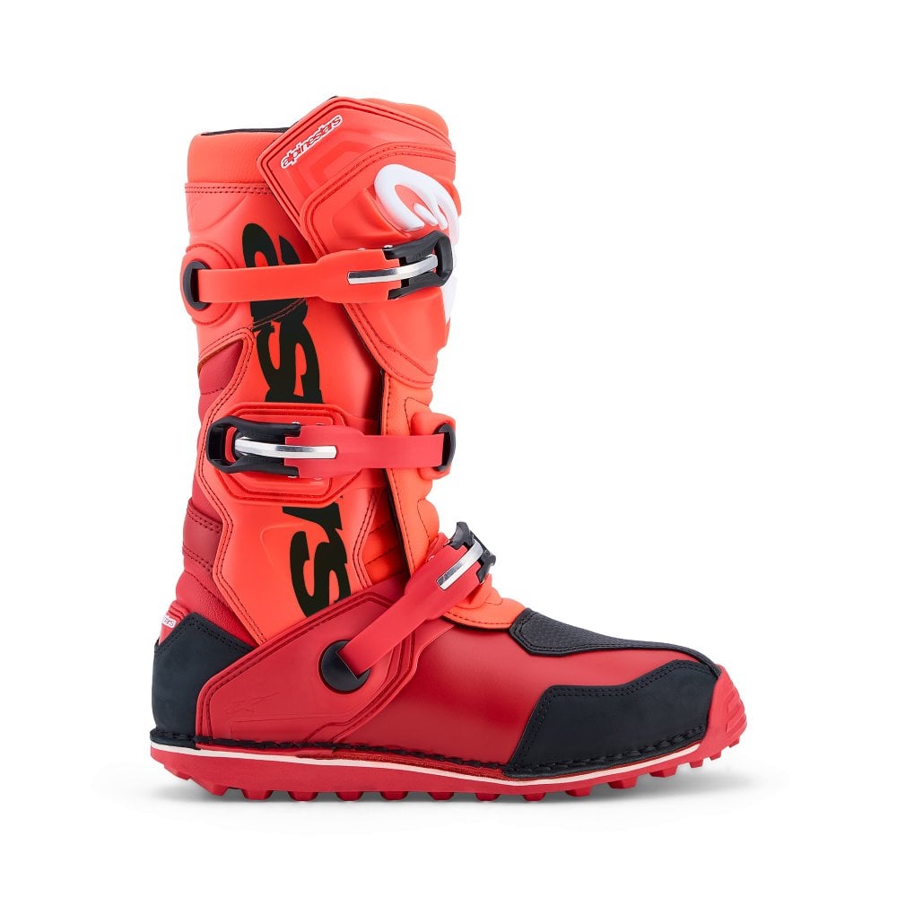 Alpinestars Tech-T Trials Boots Red Fluo/Black/Bright Red