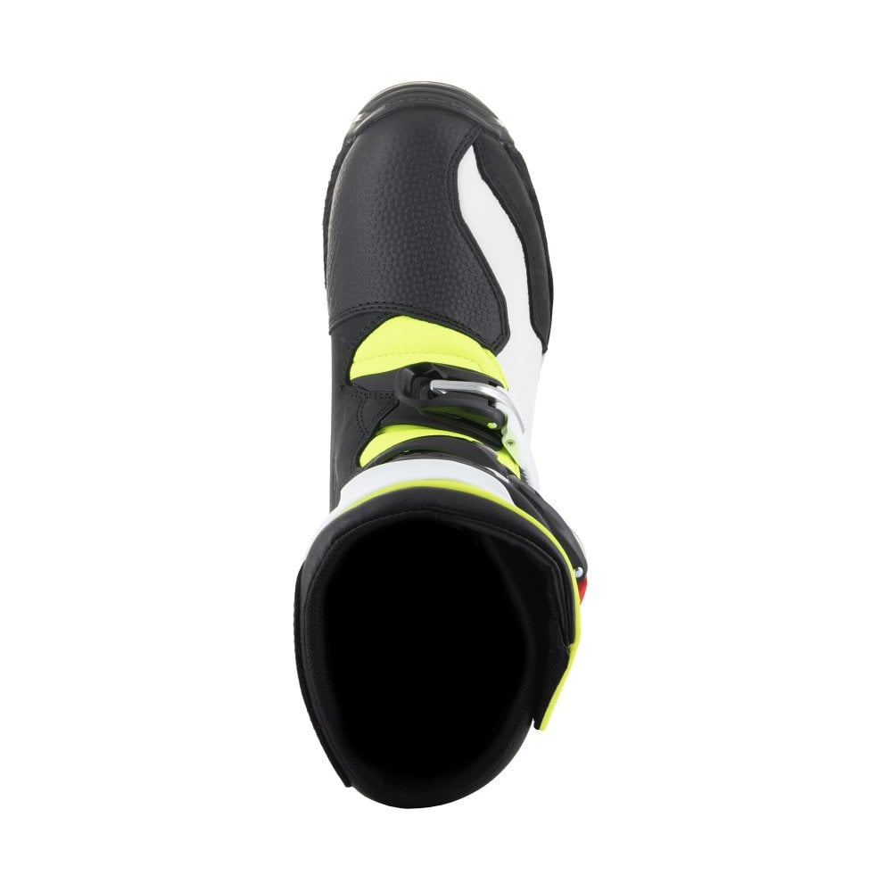 Alpinestars Tech-T Trials Boots White/Red/Yellow Fluo/Black