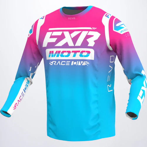 FXR YOUTH Revo Comp MX Jersey Cotton Candy