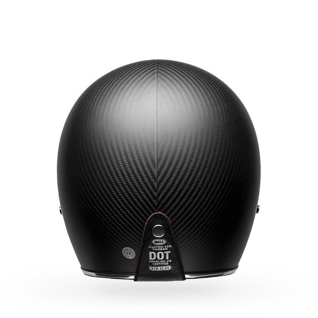 Bell Custom 500 Carbon Solid ECE Helmet Matte Black