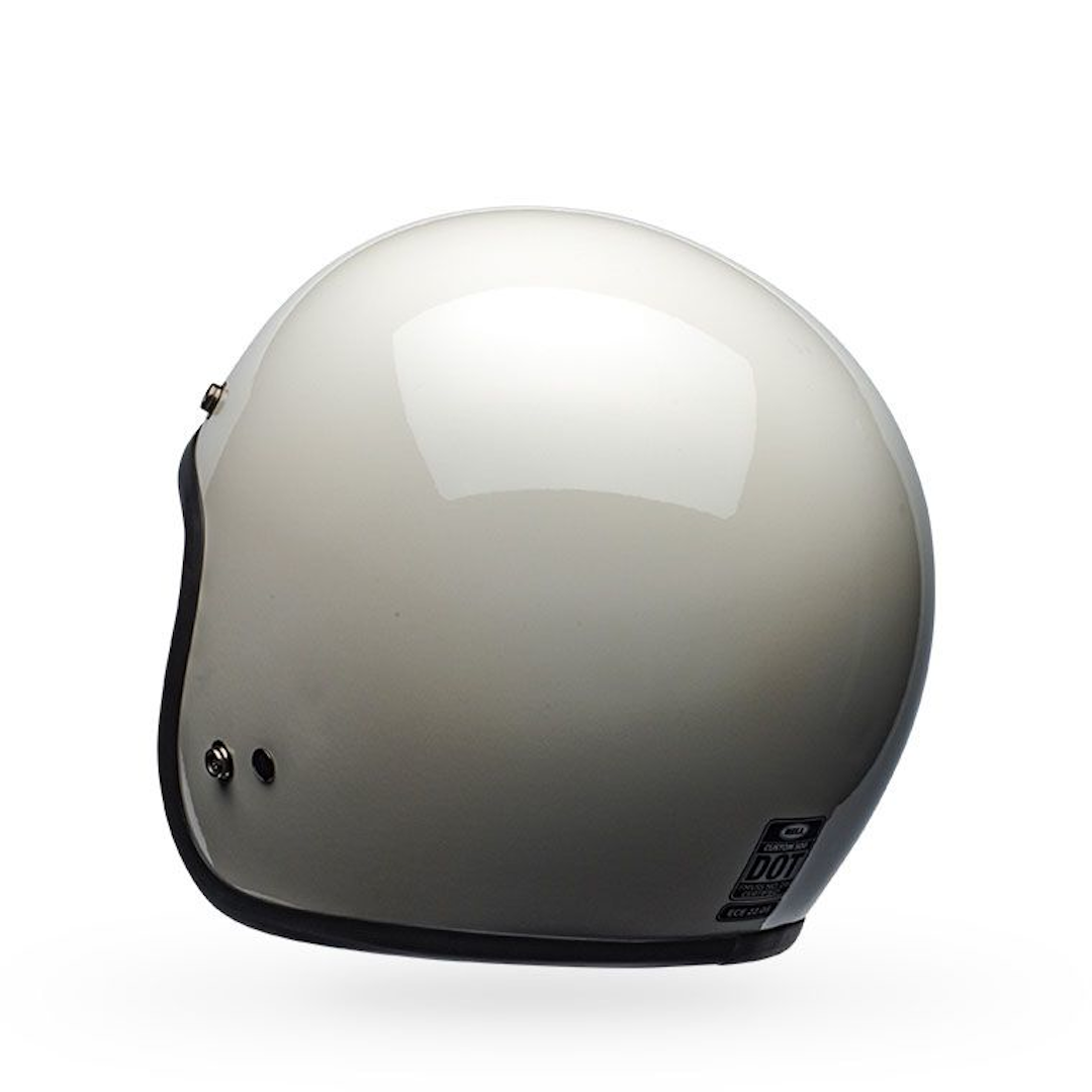Bell Custom 500 Solid ECE Helmet Vintage White
