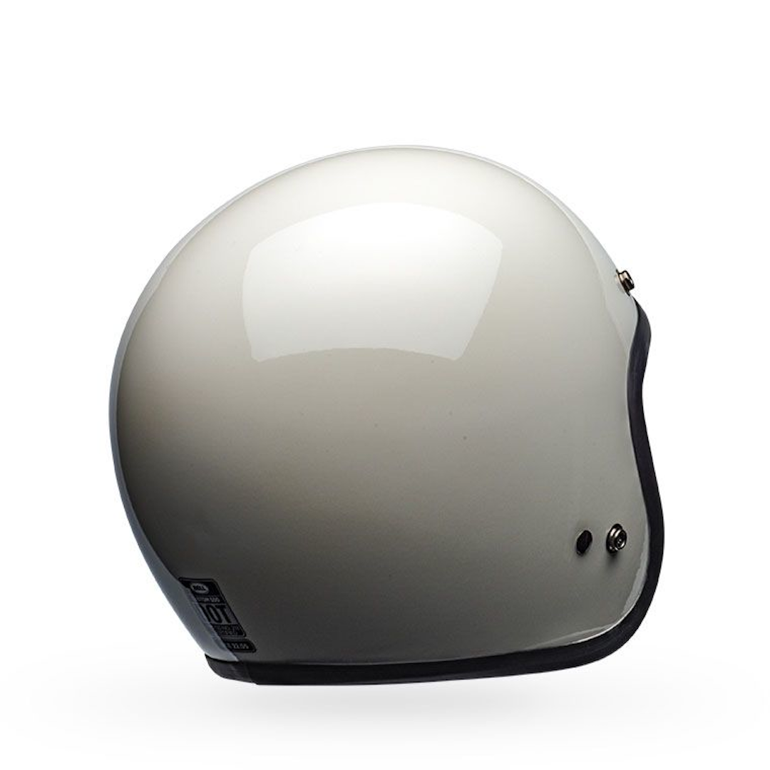Bell Custom 500 Solid ECE Helmet Vintage White